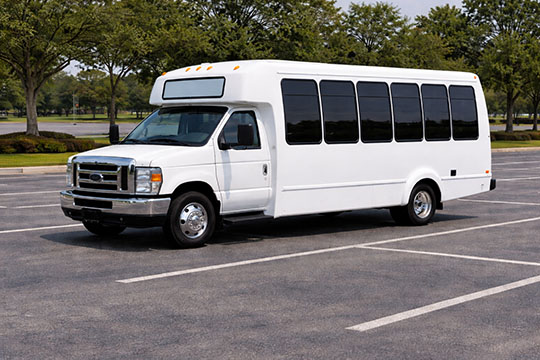 20-passenger minibus available for charter in Pryor, OK